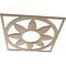 Ekena Millwork Blume Wood Fretwork Pierced Ceiling Medallion, Birch, 16"OD x 5 1/2"ID x 3/8"T CMWP16X16X0375BLBI - alternate 3